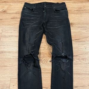 AMIRI MX1 Distressed Jeans - black - 
·
